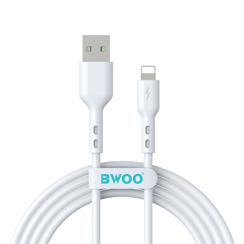 Καλώδιο Δεδομένων και Φόρτισης USB-A - Lightning BWOO BO-X172L-2M, 15W, 2μ, Λευκό