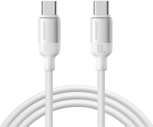 USB-C Data and Charging Cable - USB-C Joyroom S-A62 Lively, 60W, 1.2m, White