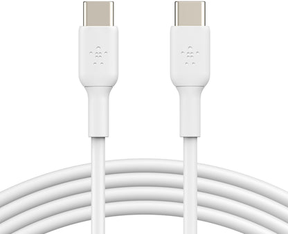 Καλώδιο Δεδομένων και Φόρτισης USB-C - USB-C Belkin BoostCharge, 60W, 2m, Λευκό CAB003bt2MWH