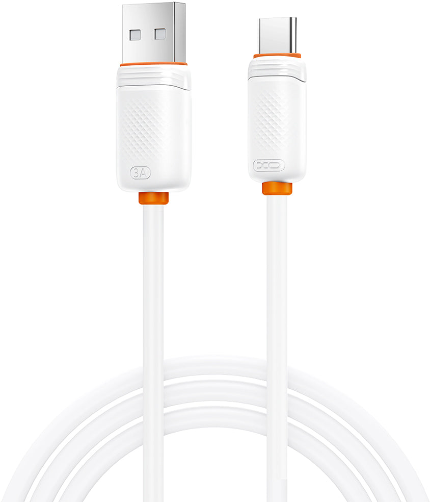 Καλώδιο Δεδομένων και Φόρτισης USB-A - USB-C XO Design NB302, 18W, 1m, Λευκό