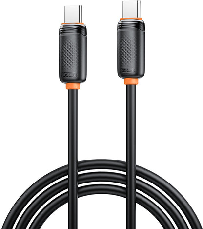Καλώδιο Δεδομένων και Φόρτισης USB-C - USB-C XO Design NB-Q302B, 60W, 1μ, Μαύρο