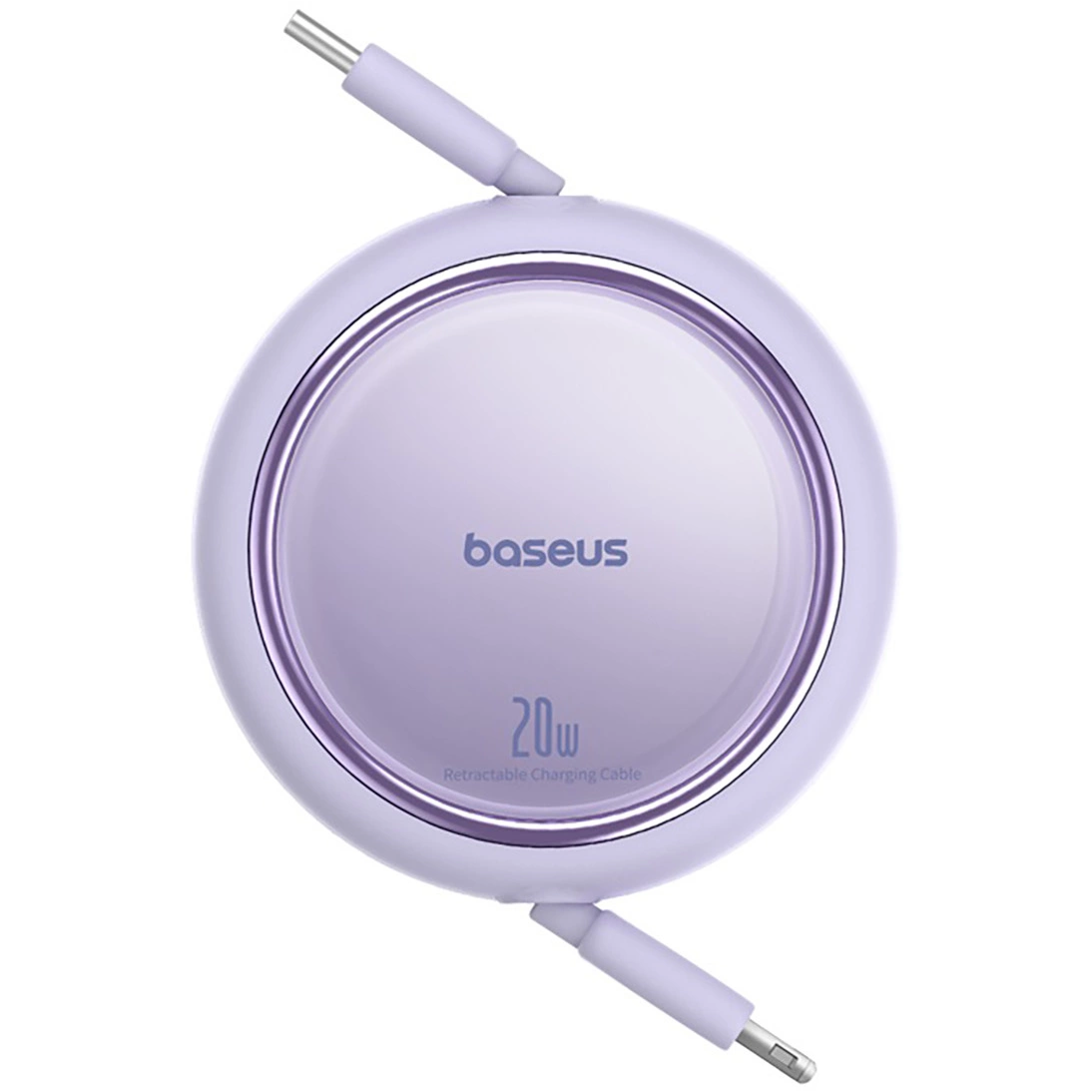Καλώδιο Δεδομένων και Φόρτισης USB-C - Lightning Baseus Free2Pull Mini Retractable, 20W, Μωβ P10364501511-00