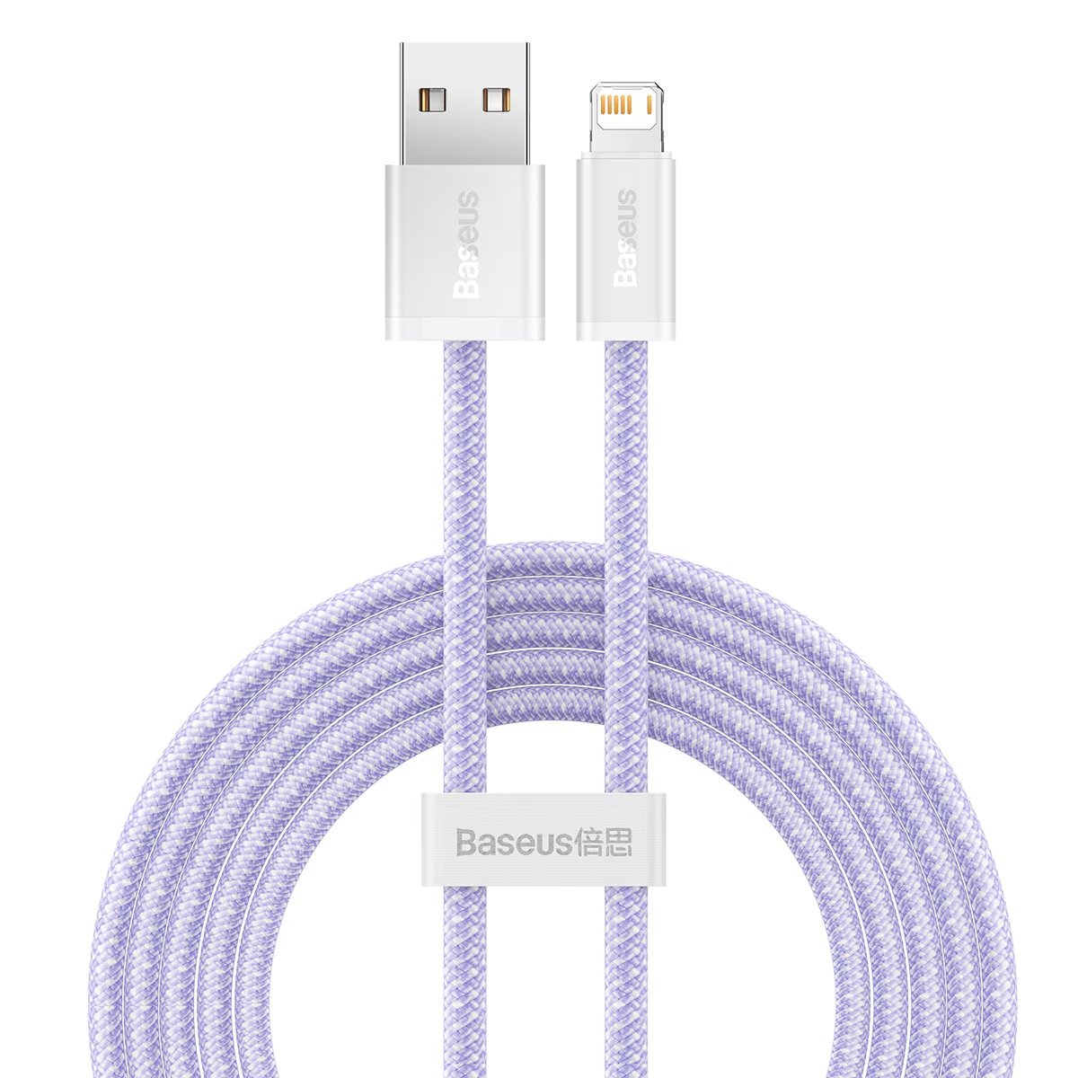 Καλώδιο Δεδομένων και Φόρτισης USB-A - Lightning Baseus Dynamic Series, 18W, 2m, Μωβ CALD000505