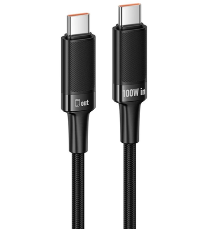 Καλώδιο Δεδομένων και Φόρτισης USB-C - USB-C HOCO U153 Extreme, 100W, 1.2m, Μαύρο