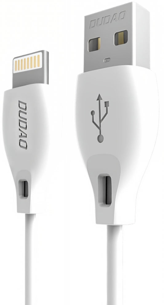 Καλώδιο Δεδομένων και Φόρτισης USB-A - Lightning Dudao L4L, 18W, 1μ, Λευκό