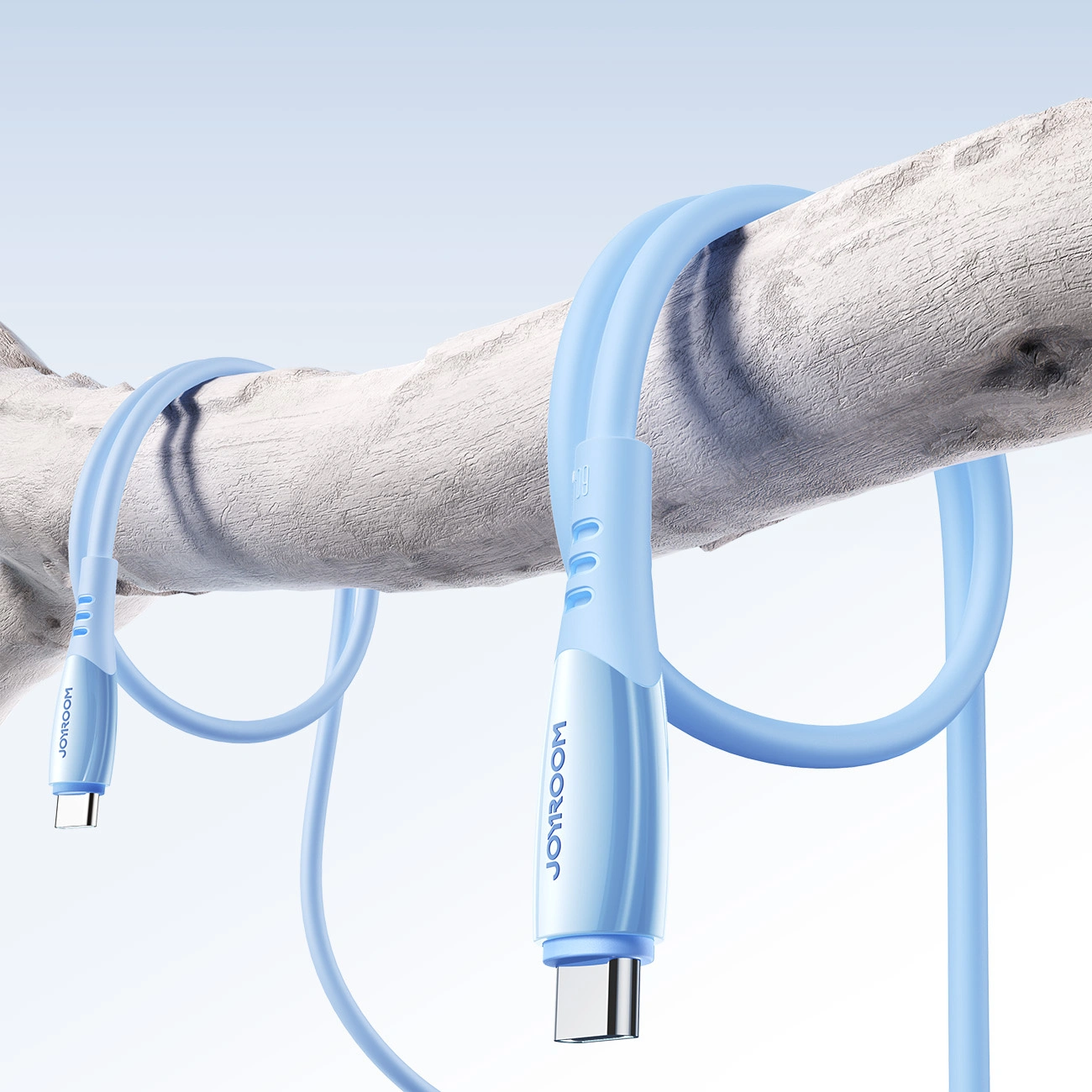 Καλώδιο Δεδομένων και Φόρτισης USB-C - USB-C Joyroom S-A59 Vibrant, 60W, 1.2m, Μπλε