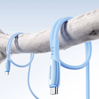 Καλώδιο Δεδομένων και Φόρτισης USB-C - USB-C Joyroom S-A59 Vibrant, 60W, 1.2m, Μπλε