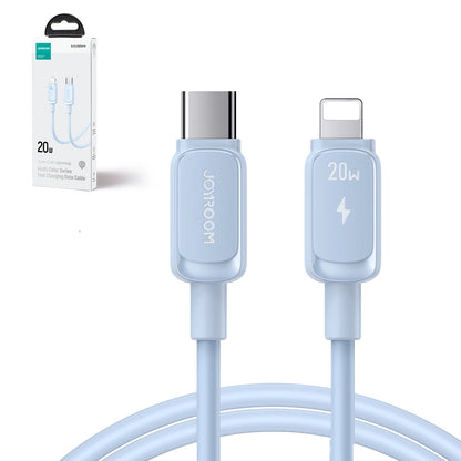 Καλώδιο Δεδομένων και Φόρτισης USB-C - Lightning Joyroom S-A14, 20W, 1.2m, Μπλε