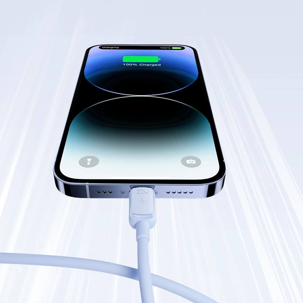 Καλώδιο Δεδομένων και Φόρτισης USB-C - Lightning Joyroom S-A14, 20W, 1.2m, Μπλε