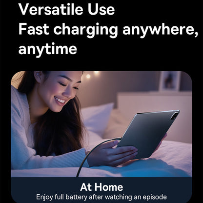 Καλώδιο Δεδομένων και Φόρτισης USB-A - USB-C Baseus Lit Button Control, 100W, 2m, Μαύρο P10379002121-01