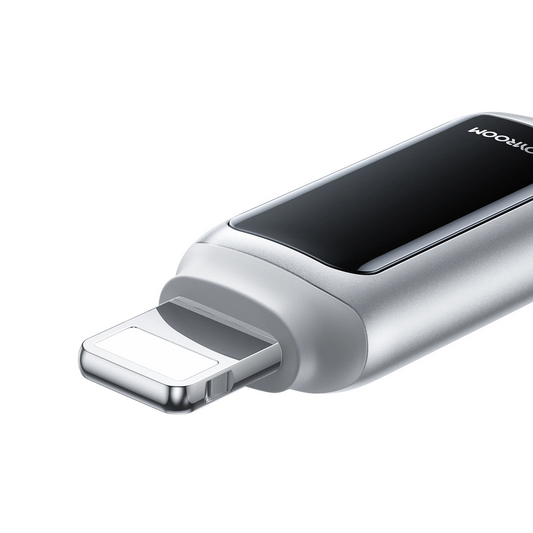 Καλώδιο Δεδομένων και Φόρτισης USB-A - Lightning Joyroom S-A55 StarFlight Display, 18W, 1.2m, Λευκό