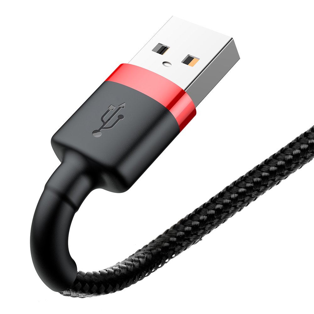 Καλώδιο Δεδομένων και Φόρτισης USB-A - Lightning Baseus Cafule, 18W, 3m, Κόκκινο CALKLF-R91