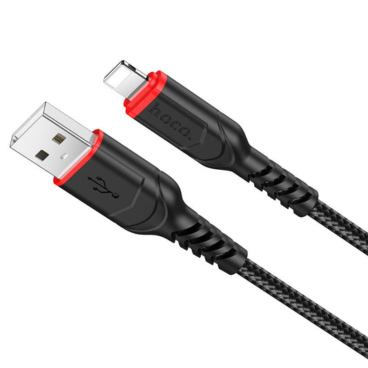 Καλώδιο Δεδομένων και Φόρτισης USB-A - Lightning HOCO X59 Victory, 18W, 1m, Μαύρο