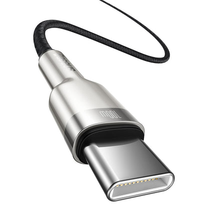 Καλώδιο Δεδομένων και Φόρτισης USB-C - USB-C Baseus Cafule, 100W, 2m, Μαύρο CATJK-D01