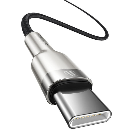Καλώδιο Δεδομένων και Φόρτισης USB-C - USB-C Baseus Cafule, 100W, 2m, Μαύρο CATJK-D01