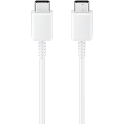 Καλώδιο Δεδομένων και Φόρτισης USB-C - USB-C Samsung EP-DN980BWE, 25W, 1m, Λευκό GH39-02115A