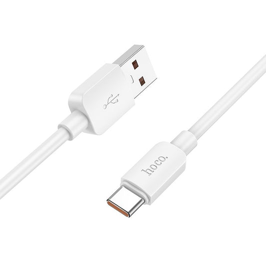 Καλώδιο Δεδομένων και Φόρτισης USB-A - USB-C HOCO X96, 100W, 1m, Λευκό