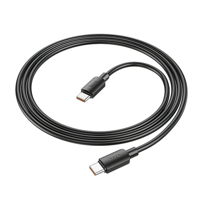 Καλώδιο Δεδομένων και Φόρτισης USB-C - USB-C HOCO X96, 100W, 1m, Μαύρο