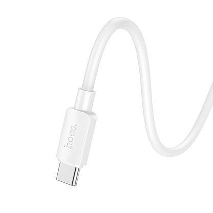 Καλώδιο Δεδομένων και Φόρτισης USB-C - USB-C HOCO X96, 100W, 1m, Λευκό