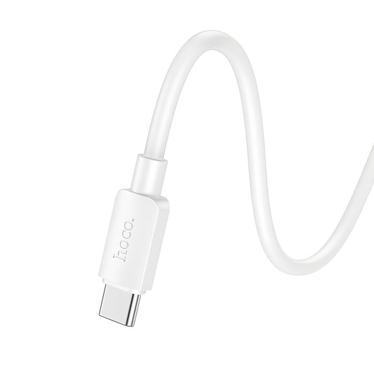 Καλώδιο Δεδομένων και Φόρτισης USB-C - USB-C HOCO X96, 100W, 1m, Λευκό
