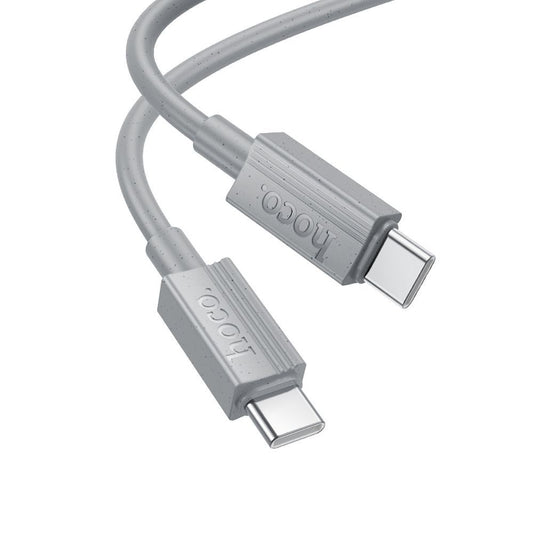Καλώδιο Δεδομένων και Φόρτισης USB-C - USB-C HOCO X107, 60W, 1m, Γκρι
