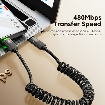 Καλώδιο Δεδομένων και Φόρτισης USB-C - USB-C Tech-Protect UB20T Ultraboost, 100W, 1.8m, Μαύρο