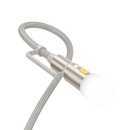 Καλώδιο Δεδομένων και Φόρτισης USB-C / Lightning - USB-C / Led HOCO U138, 60W, 1.2m, Γκρι