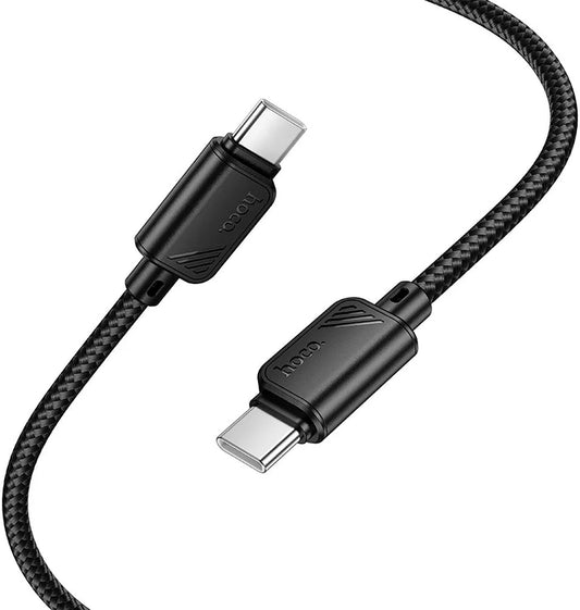 Καλώδιο Δεδομένων και Φόρτισης USB-C - USB-C HOCO X113, 60W, 1m, Μαύρο