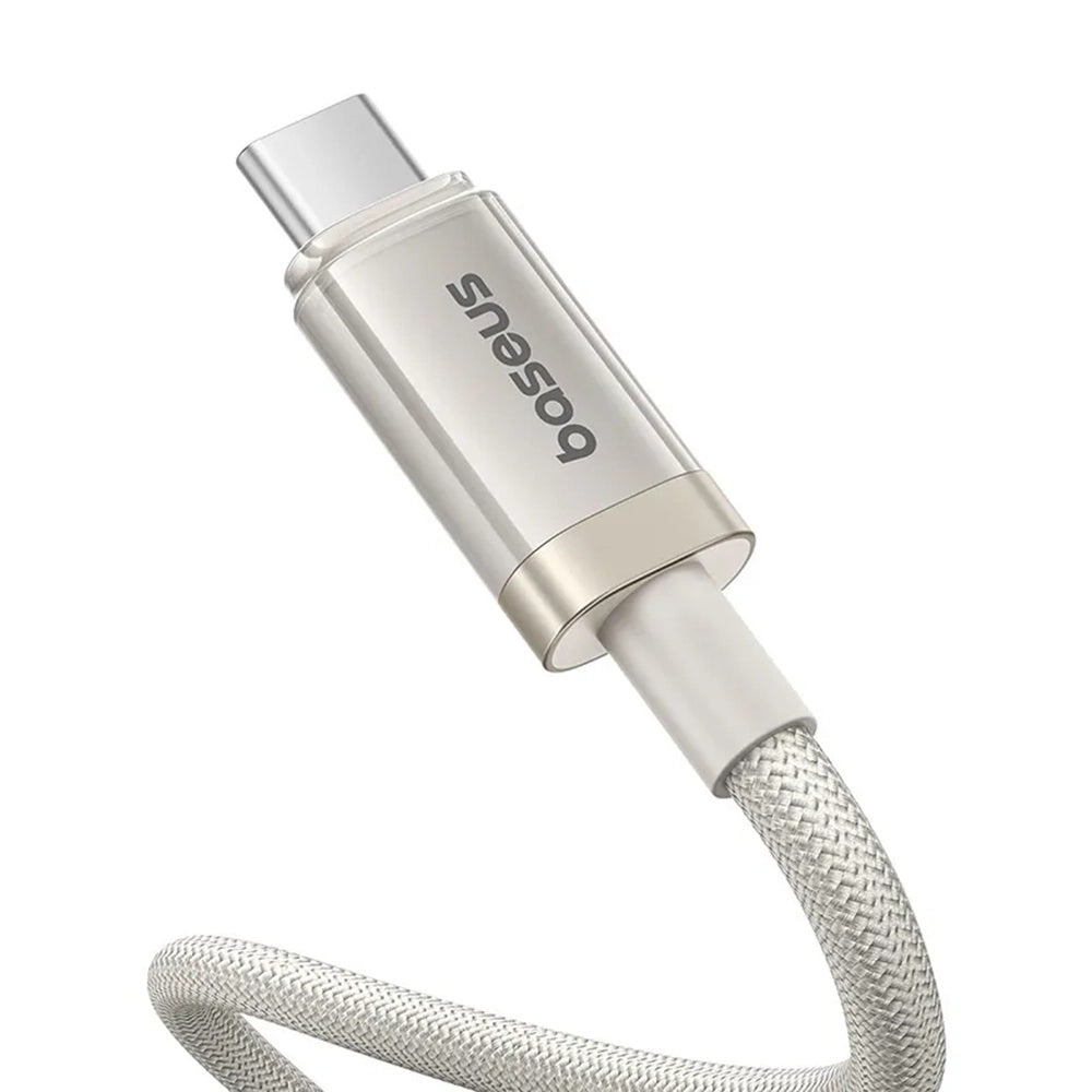 Καλώδιο Δεδομένων και Φόρτισης USB-C - USB-C Baseus Titanium, 100W, 1m, Ασημί P10378100G21-00