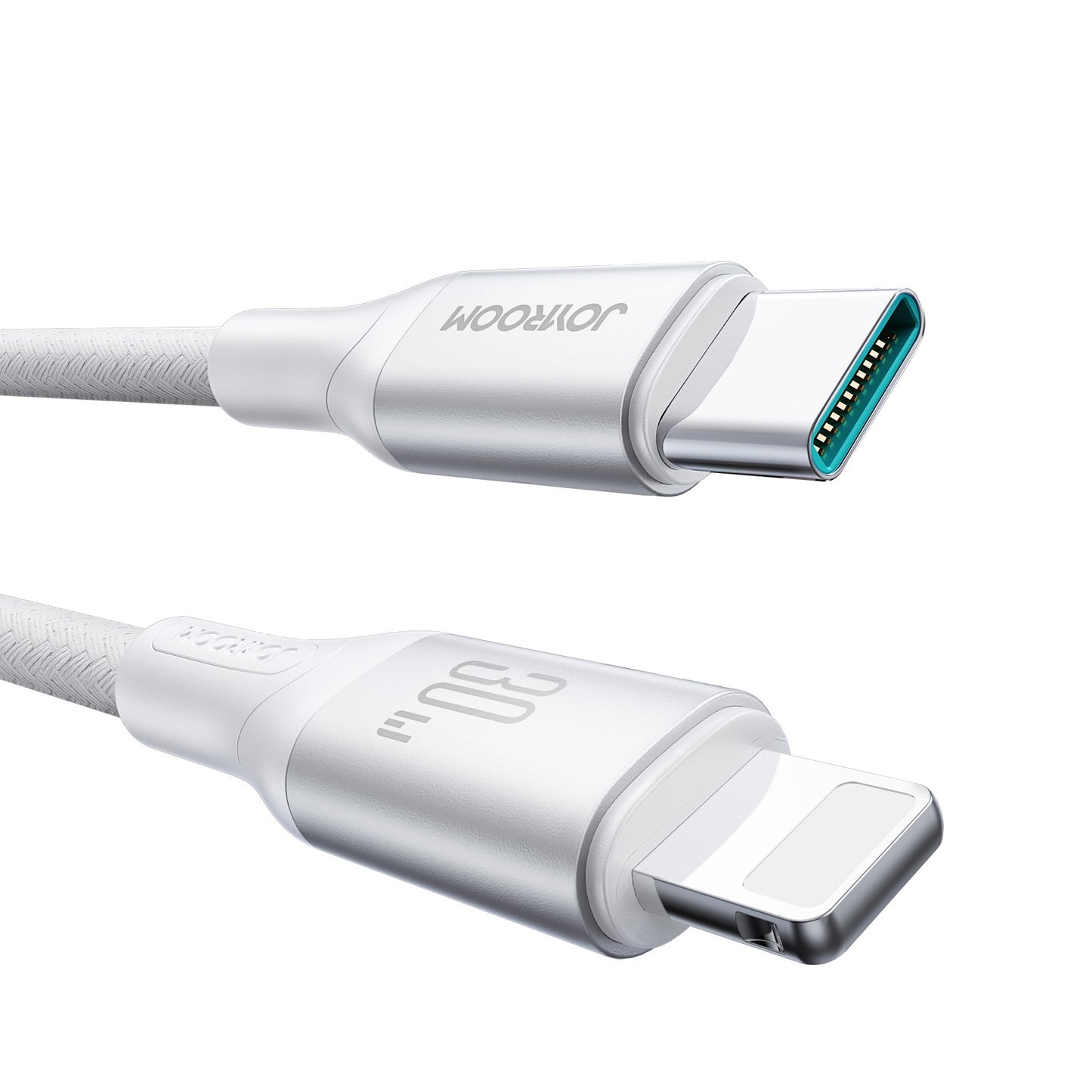 Καλώδιο Δεδομένων και Φόρτισης USB-C - Lightning Joyroom S-A28 Flash, 30W, 1m, Λευκό