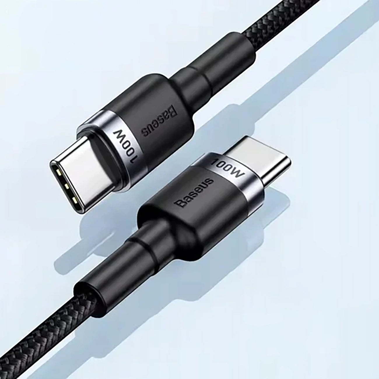 Καλώδιο Δεδομένων και Φόρτισης USB-C - USB-C Baseus Cafule, 100W, 2m, Γκρι CATKLF-BLG1