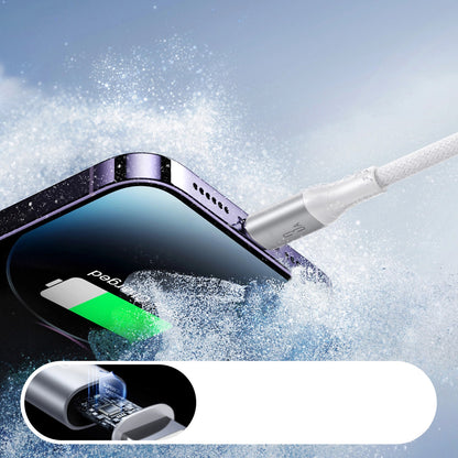 Καλώδιο Δεδομένων και Φόρτισης USB-A - Lightning Joyroom S-A28 Flash, 18W, 2m, Λευκό