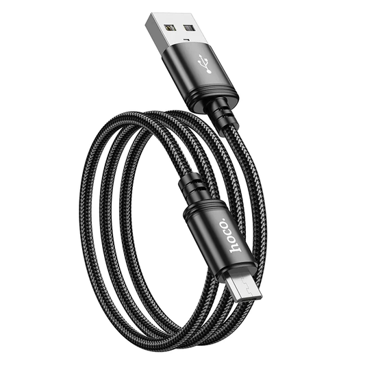 Καλώδιο Δεδομένων και Φόρτισης USB-A - microUSB HOCO X89, 18W, 1m, Μαύρο