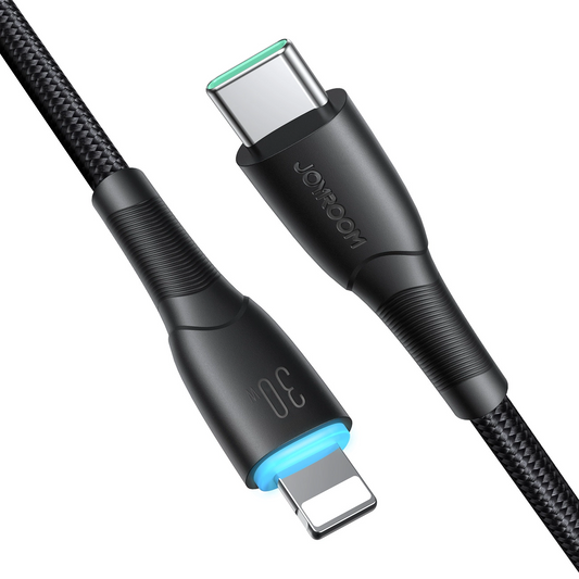 Καλώδιο Δεδομένων και Φόρτισης USB-C - Lightning Joyroom S-A32, 30W, 1m, Μαύρο