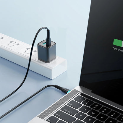 Καλώδιο Δεδομένων και Φόρτισης USB-C - USB-C Joyroom S-A32, 60W, 1m, Μαύρο