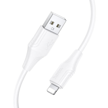Καλώδιο Δεδομένων και Φόρτισης USB-A - Lightning HOCO X124, 18W, 1m, Λευκό