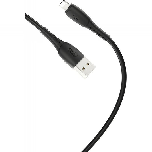 Καλώδιο Δεδομένων και Φόρτισης USB-A - Lightning XO Design NB-P163, 18W, 1m, Μαύρο