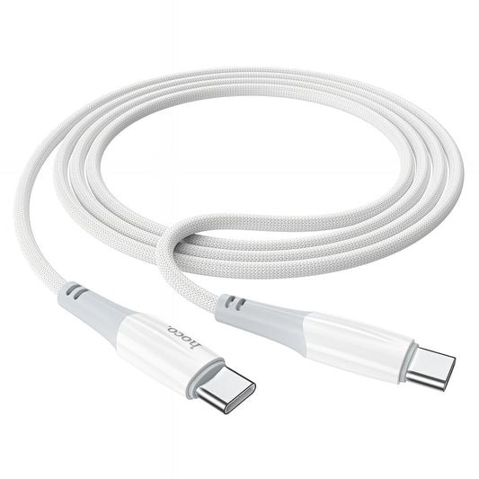 Καλώδιο Δεδομένων και Φόρτισης USB-C - USB-C HOCO X70, 60W, 1m, Λευκό
