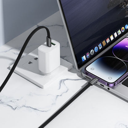 Καλώδιο Δεδομένων και Φόρτισης USB-C - USB-C HOCO X125, 60W, 1m, Λευκό