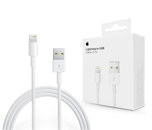 Καλώδιο Δεδομένων και Φόρτισης USB-A - Lightning Apple A1480, 18W, 1m, Λευκό MUQW3ZM/A