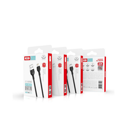 Καλώδιο Δεδομένων και Φόρτισης USB-A - Lightning XO Design NB200, 10W, 1m, Μαύρο