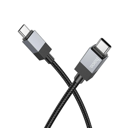 Καλώδιο Δεδομένων και Φόρτισης USB-C - USB-C HOCO X110, 60W, 1μ, Μαύρο