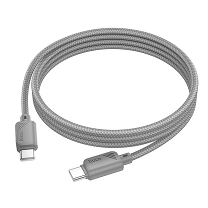 USB-C Data and Charging Cable - USB-C HOCO X113, 60W, 1m, Gray
