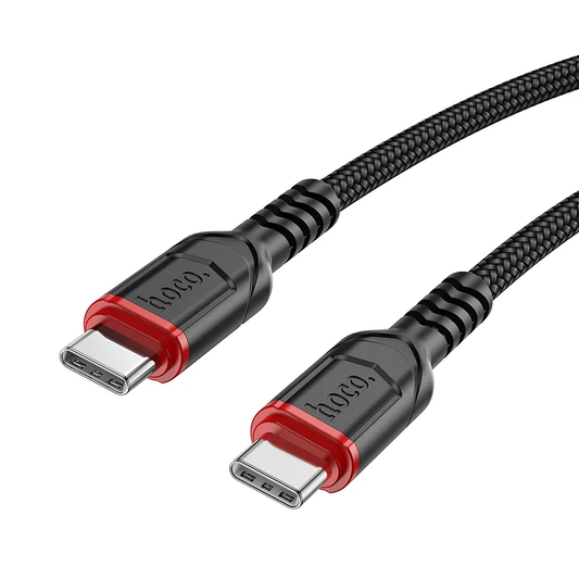 Καλώδιο Δεδομένων και Φόρτισης USB-C - USB-C HOCO X59 Victory, 60W, 3μ, Μαύρο