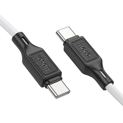 USB-C Data and Charging Cable - USB-C HOCO X90, 60W, 1m, White