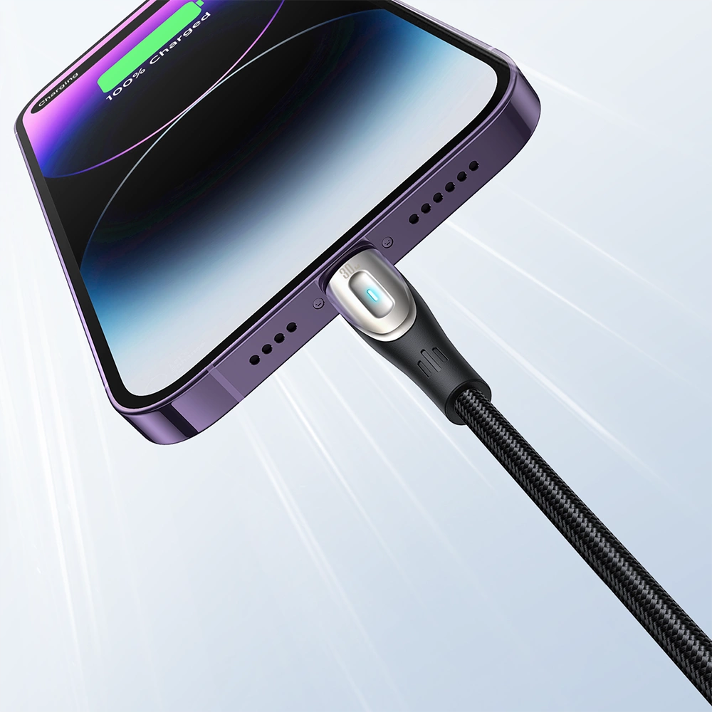 USB-A to Lightning Data and Charging Cable Joyroom SA31-AL3, 18W, 1.2m, Black