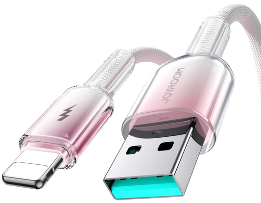 Καλώδιο Δεδομένων και Φόρτισης USB-A - Lightning Joyroom S-A42, 18W, 1.2m, Λευκό