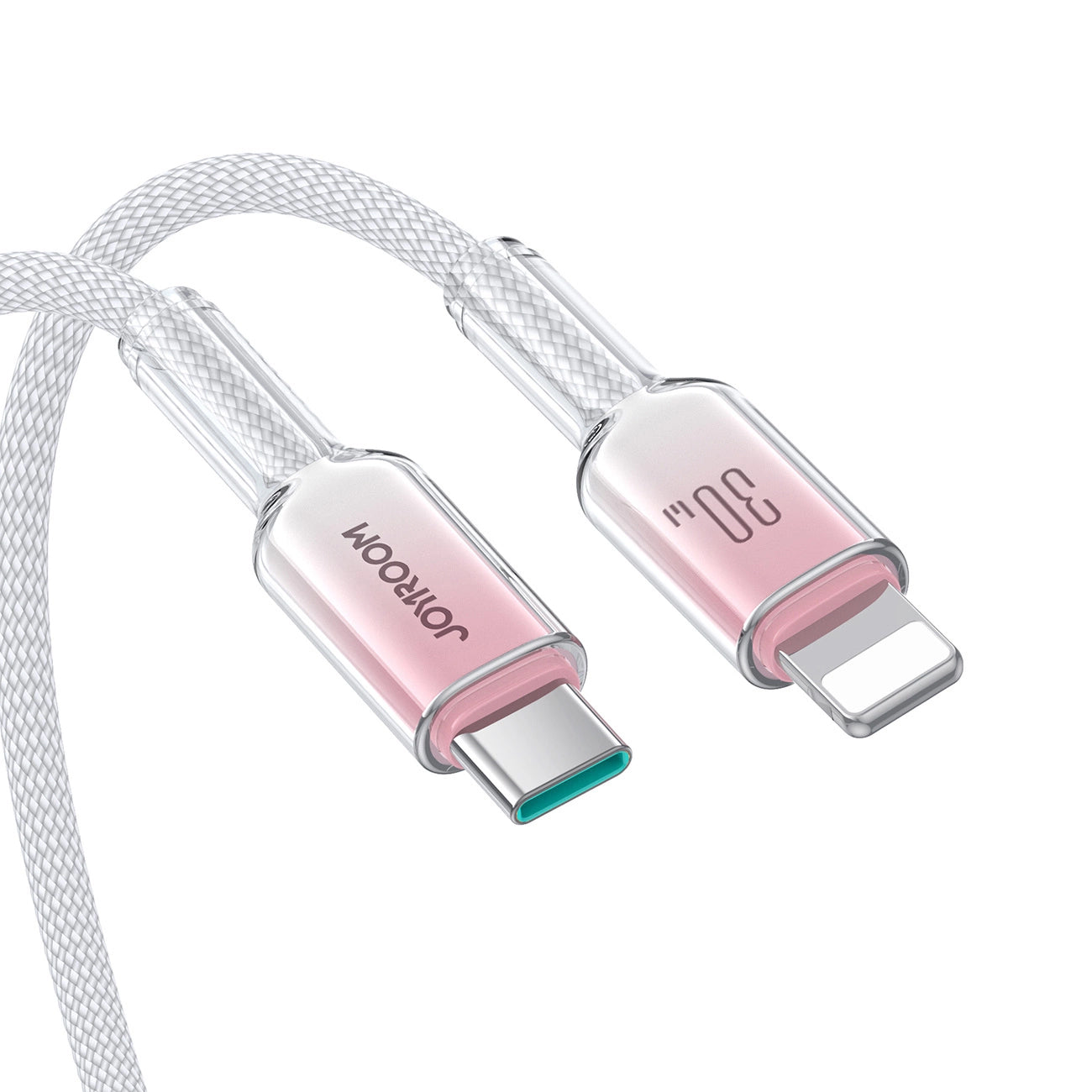 USB-C to Lightning Data and Charging Cable Joyroom S-A42, 30W, 1.2m, White