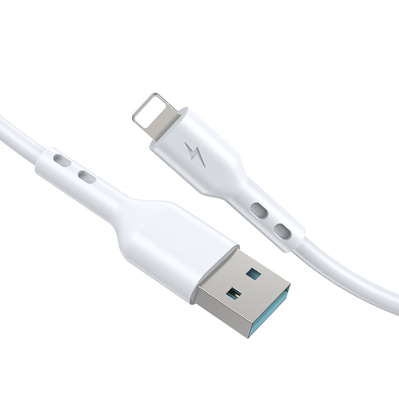 Καλώδιο Δεδομένων και Φόρτισης USB-A - Lightning BWOO BO-X172L-2M, 15W, 2μ, Λευκό