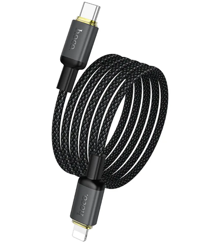 USB-C to Lightning Data and Charging Cable HOCO X128 Benefit, 30W, 1m, Black